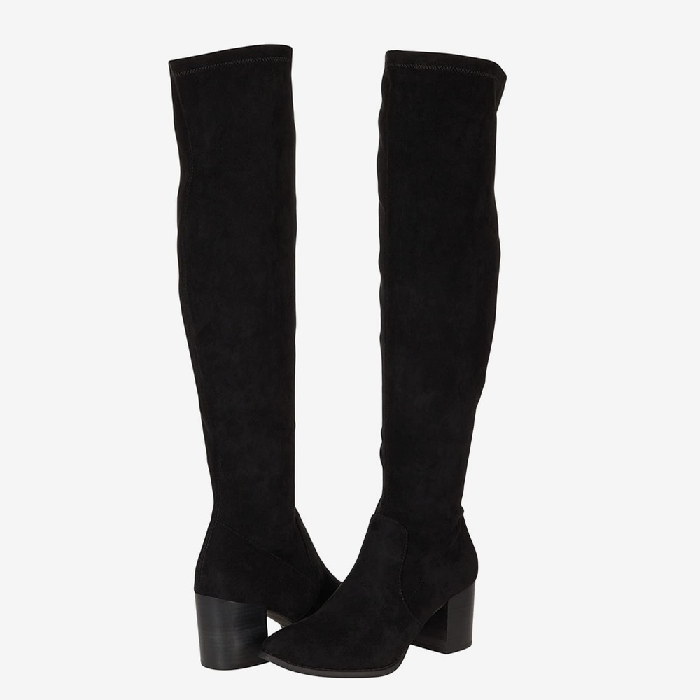 New dolce vita trude black sued over the knee boots 6